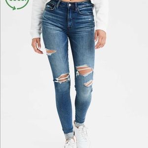 💜2/$30 AE ripped skinny jeans